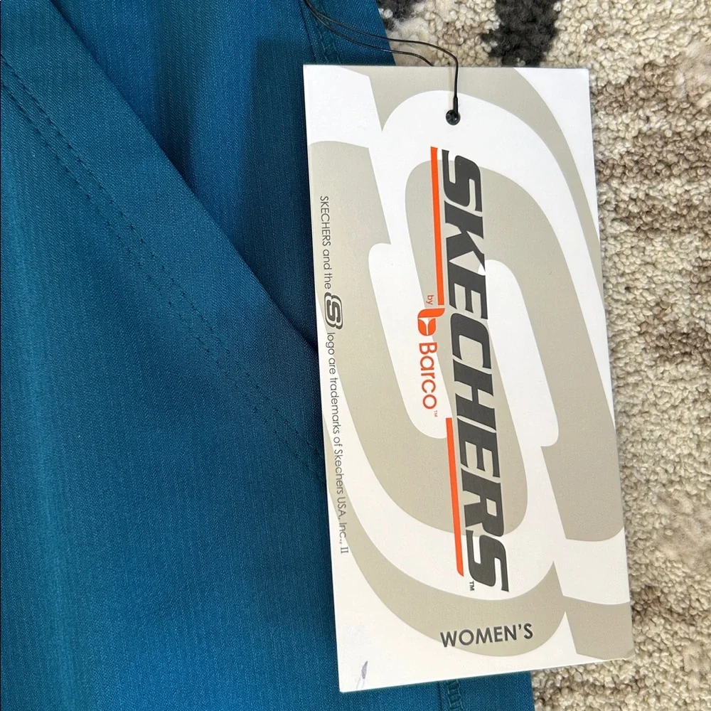 Skechers Blue V-Neck Top - Picture 4 of 5